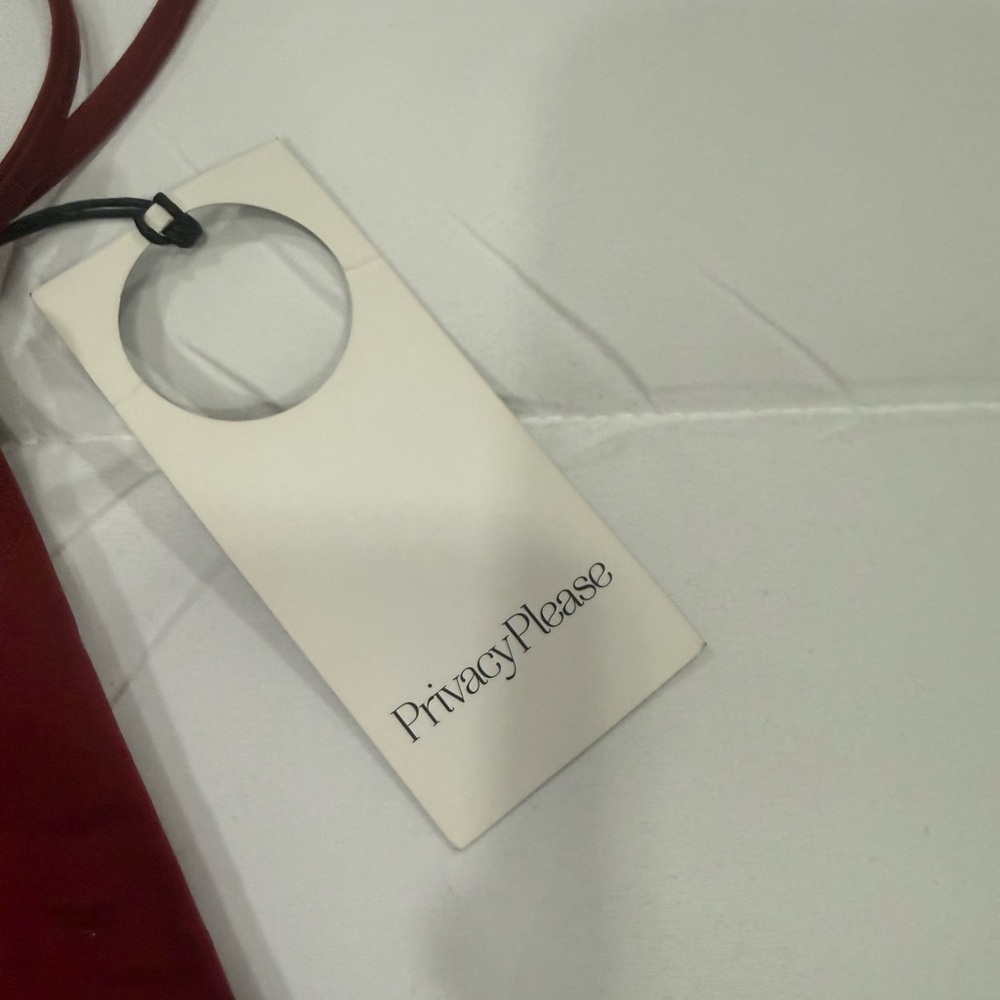 Privacy Please Wine-Red Slip Dress - Picture 9 of 10